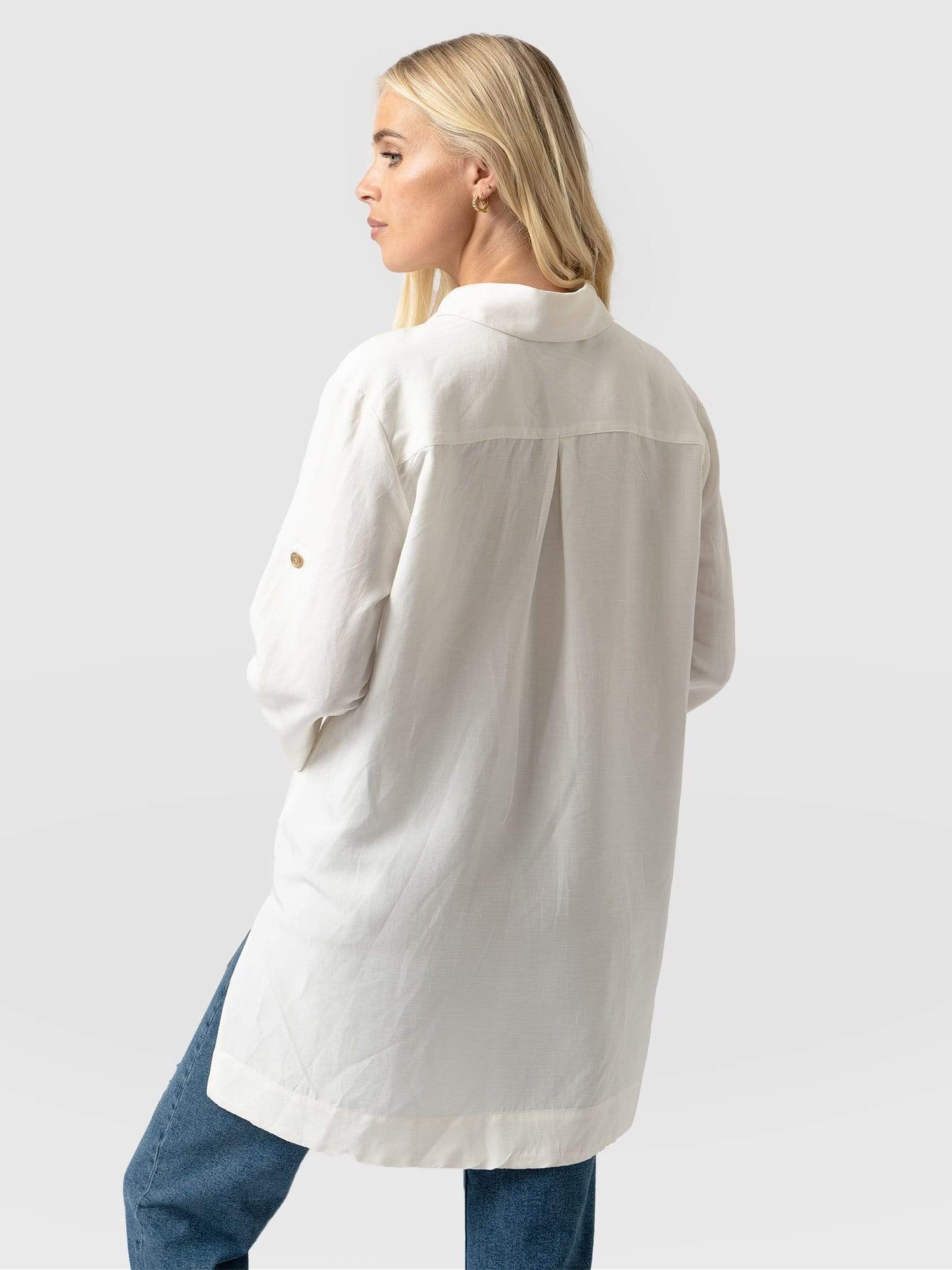 Weekend Shirt White - Women's Shirts | Saint + Sofia® EU